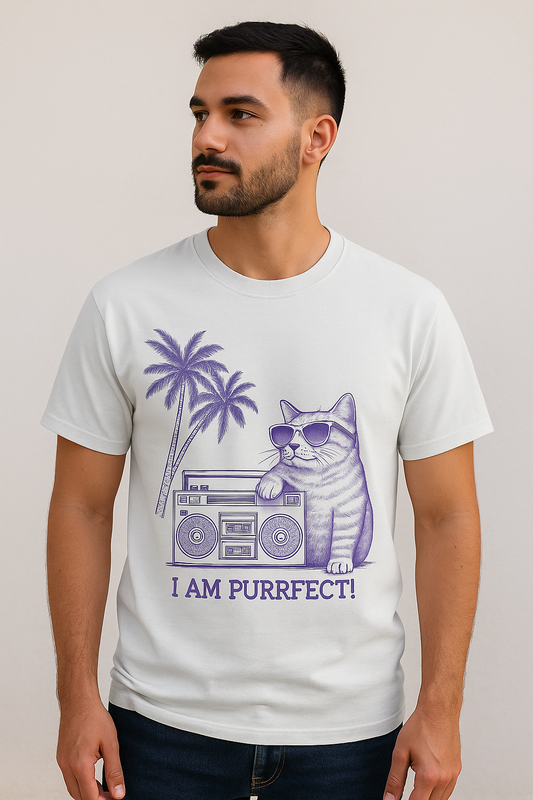 Purrfect Vibe - Unisex Classic Crew T-Shirt